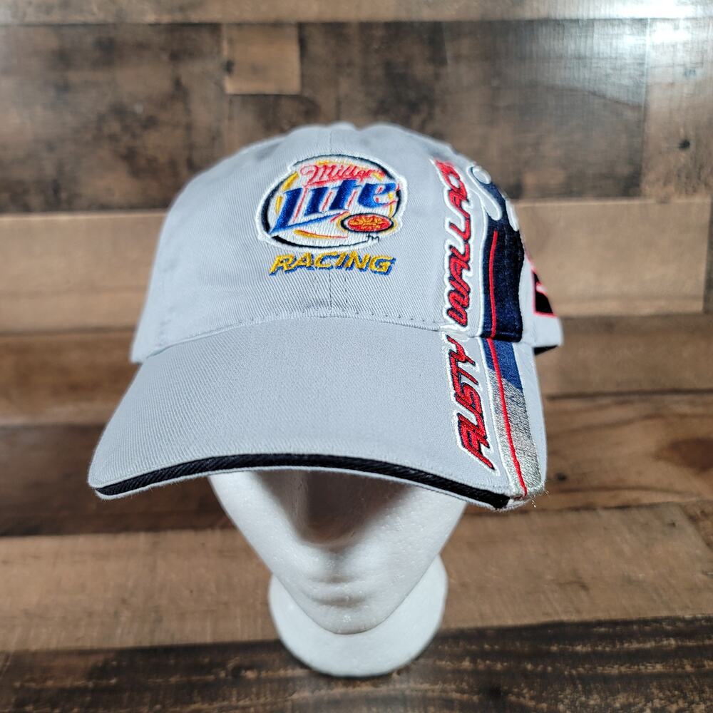 Miller Lite Racing Rusty Wallace Adjustable Cap Hat  Nascar #2